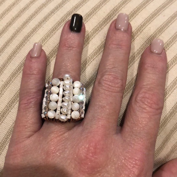 MULTI STONE RING - Picture 2 of 4